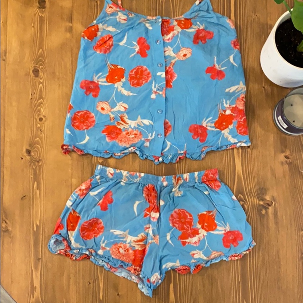 Plum Pretty Sugar Floral Pajamas